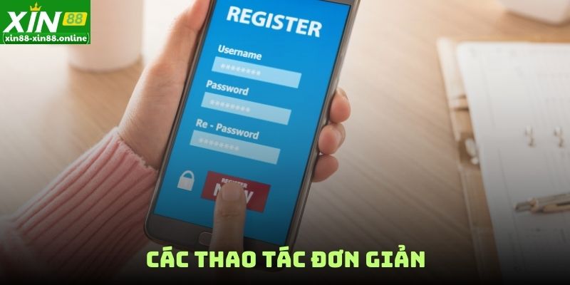 Các thao tác đơn giản